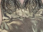 Vestido de Festa Dourado com Pedrarias