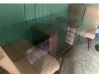 Mesa de vidro com 4 cadeiras