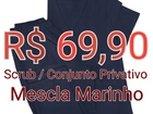 Scrub / Conjunto Privativo - Mescla Azul Marinho