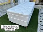 Cama Box Solteiro Seminova Top