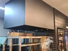 Coifa Ilhada em Aço Inox 304 Escovado Preta