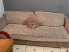 Um sofá com tempo de uso mais bem conservado