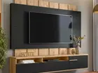 painel com nicho ripado sena
