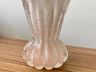 Vaso Decorativo de Vidro Murano rosa quartzo