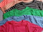 Cropped listrado