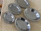 5 baixelas bandejas travessas mesa inox metal
