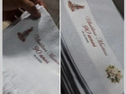 Toalhinhas personalizadas (pedido mínimo de 12 unidades)