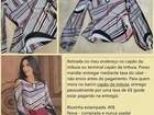 Blusinha estampada nova