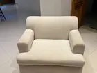Par de Poltronas em linho Bege - Conforto e Elegância