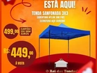 Tenda Sanfonada 3x3 - Nova - Entrega rápida