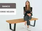 Banco 2 Lugares George Nelson Novo - Aceito Cartão