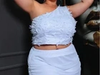 Corset Branco G2 - Saias Tuly G1 e G2