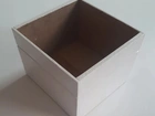 Cachepot - cachepô branco quadrado