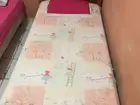 Cama de solteiro infantil, feito em marcenaria já acompanha colchão e travesseiro