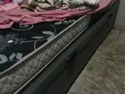 Cama box de solteiro, com baú.