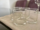 5 copos de vidro para whisky