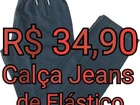 Calça Jeans com Elástico
