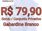 Scrub / Conjunto Privativo - Gabardine Branco