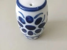 Saleiro em porcelana azul colonial