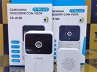 Campainha Inteligente Sem Fio Com Câmera Wi-Fi Voz Registro Visitante