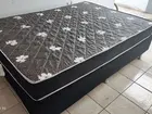 Cama de casal base c/ colchão Entrego