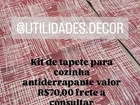 Kit de tapete antiderrapante 3 peças