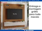 Painel para TV 75 polegadas com entrega e montagem grátis em Maceió