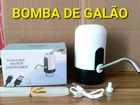 Bebedouro Bomba Elétrica Para Galão Garrafão Agua Universal