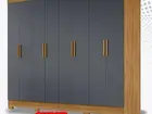 Guarda Roupa 8 Portas 4 Gavetas Super Lindo Fazemos Entrega