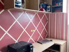 Bancada de estudo / mesa / escrivaninha e prateleira MDF projetada