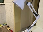 Luminária de mesa Branca - articulada, Iluminação para Escritório ou Estudo