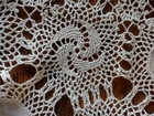 Toalha bordada em crochê comprimento 1, 60 X 60cm de largura