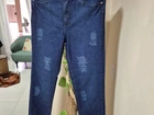 Calça jeans cintura alta