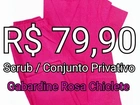 Scrub / Conjunto Privativo - Gabardine Rosa