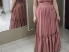 Vestido Madrinha Rosé Tamanho M