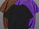 Kit 3 Camisetas novas Unissex tamanho GG/ valor: 60 reais.