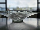 Lindo centro de mesa de cristal