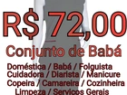 Uniforme de Doméstica / Babá / Cuidadora