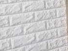 7 painéis 3d tijolinho branco