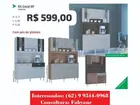 Armario de cozinha kit coral 8p
