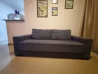 Sofá de Linho Suede Azul Claro