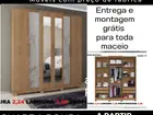 Guarda-roupa 6 Portas com Espelho - R$ 2.200, 00