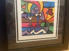2 quadros originais com documentação de Romero Brito comprados em 2003