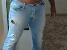 Calça clara destroid