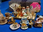 Miniaturas em porcelana, barro e resina antigo