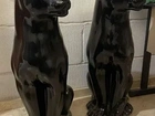 Duas Escultura Pantera Negra