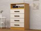 Cômoda Jéssica 100% MDF - Entrega/Montagem Grátis para Fortaleza
