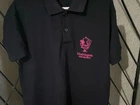 BLUSA GOLA POLO PRETA PARA COSTUREIRA