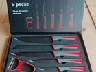 ? FACAS DE COZINHA PREMIUM (6 PEÇAS