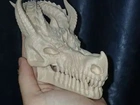 Decoração cabeça de dragao.